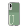 Slim Protection Case［ Original - initial two tone - U green ］
