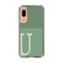 Slim Protection Case［ Original - initial two tone - U green ］