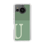 Slim Protection Case［ Original - initial two tone - U green ］