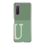 Slim Protection Case［ Original - initial two tone - U green ］