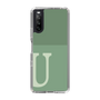 Slim Protection Case［ Original - initial two tone - U green ］