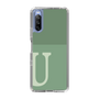 Slim Protection Case［ Original - initial two tone - U green ］
