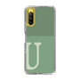 Slim Protection Case［ Original - initial two tone - U green ］