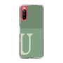 Slim Protection Case［ Original - initial two tone - U green ］