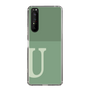Slim Protection Case［ Original - initial two tone - U green ］