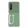 Slim Protection Case［ Original - initial two tone - U green ］
