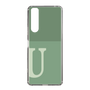Slim Protection Case［ Original - initial two tone - U green ］