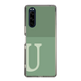 Slim Protection Case［ Original - initial two tone - U green ］