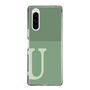 Slim Protection Case［ Original - initial two tone - U green ］
