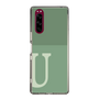 Slim Protection Case［ Original - initial two tone - U green ］