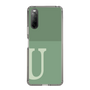 Slim Protection Case［ Original - initial two tone - U green ］