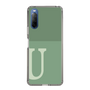 Slim Protection Case［ Original - initial two tone - U green ］