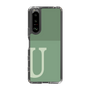 Slim Protection Case［ Original - initial two tone - U green ］