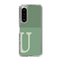 Slim Protection Case［ Original - initial two tone - U green ］