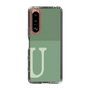 Slim Protection Case［ Original - initial two tone - U green ］