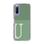 Slim Protection Case［ Original - initial two tone - U green ］
