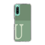 Slim Protection Case［ Original - initial two tone - U green ］
