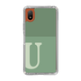 Slim Protection Case［ Original - initial two tone - U green ］