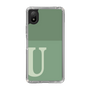 Slim Protection Case［ Original - initial two tone - U green ］