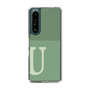 Slim Protection Case［ Original - initial two tone - U green ］