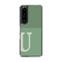 Slim Protection Case［ Original - initial two tone - U green ］
