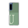 Slim Protection Case［ Original - initial two tone - U green ］