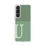 Slim Protection Case［ Original - initial two tone - U green ］