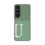 Slim Protection Case［ Original - initial two tone - U green ］