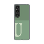 Slim Protection Case［ Original - initial two tone - U green ］