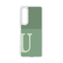 Slim Protection Case［ Original - initial two tone - U green ］