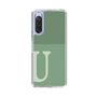 Slim Protection Case［ Original - initial two tone - U green ］
