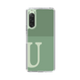 Slim Protection Case［ Original - initial two tone - U green ］