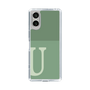 Slim Protection Case［ Original - initial two tone - U green ］