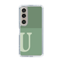 Slim Protection Case［ Original - initial two tone - U green ］