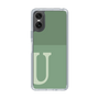 Slim Protection Case［ Original - initial two tone - U green ］