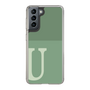 Slim Protection Case［ Original - initial two tone - U green ］