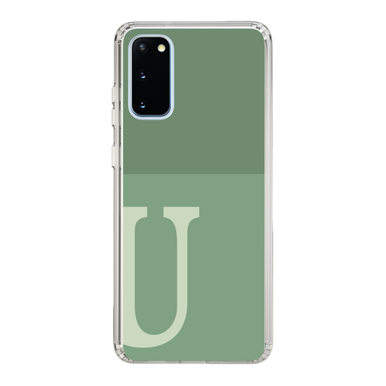 Slim Protection Case［ Original - initial two tone - U green ］