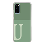 Slim Protection Case［ Original - initial two tone - U green ］