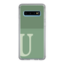 Slim Protection Case［ Original - initial two tone - U green ］