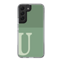 Slim Protection Case［ Original - initial two tone - U green ］