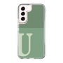Slim Protection Case［ Original - initial two tone - U green ］