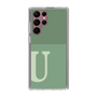 Slim Protection Case［ Original - initial two tone - U green ］