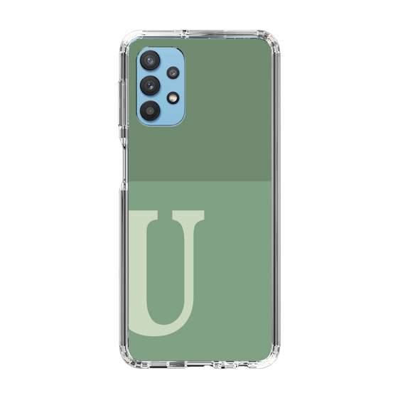 Slim Protection Case［ Original - initial two tone - U green ］