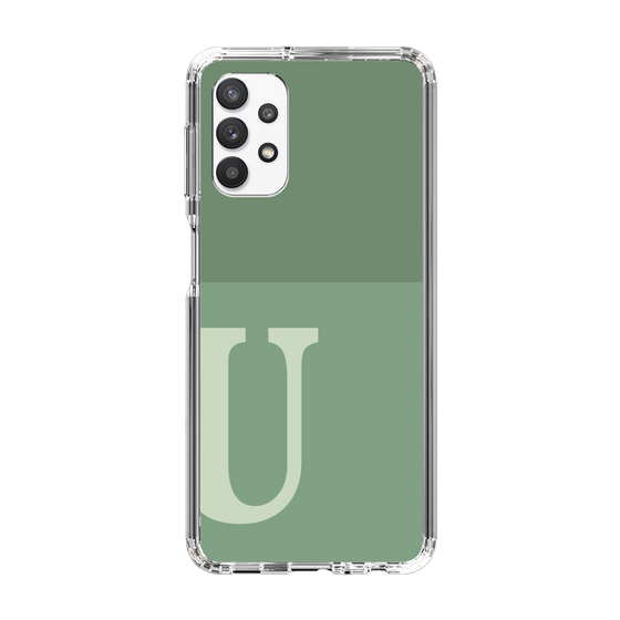 Slim Protection Case［ Original - initial two tone - U green ］