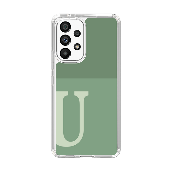 Slim Protection Case［ Original - initial two tone - U green ］