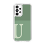 Slim Protection Case［ Original - initial two tone - U green ］