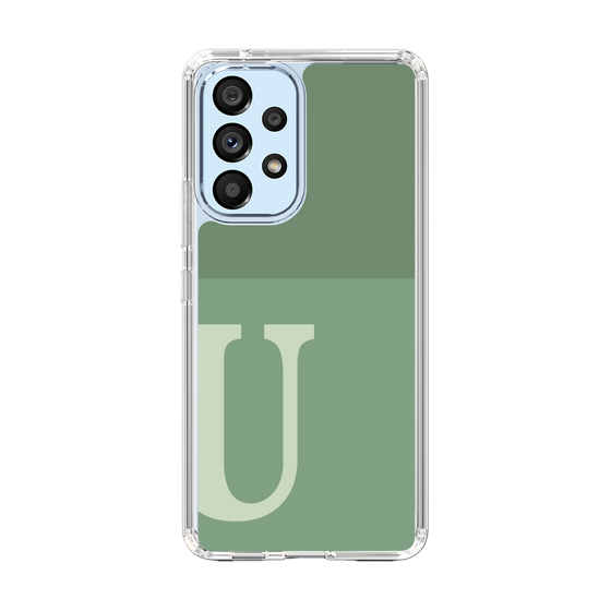 Slim Protection Case［ Original - initial two tone - U green ］
