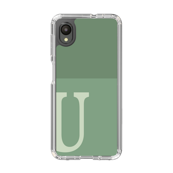 Slim Protection Case［ Original - initial two tone - U green ］