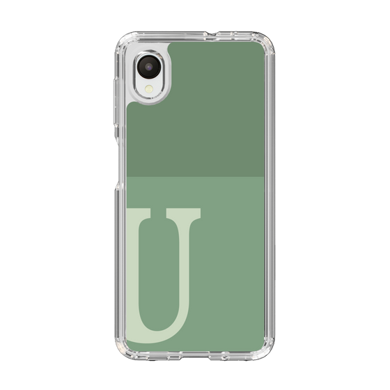 Slim Protection Case［ Original - initial two tone - U green ］