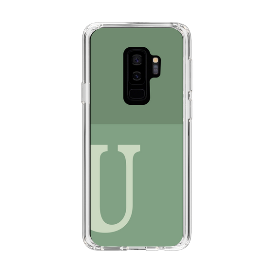 Slim Protection Case［ Original - initial two tone - U green ］